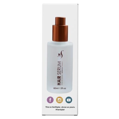 Herstyler Argan Oil Serum for Natural Shine - Anti-Frizz Straightening Serum for Damaged Tresses (Pack of 2) - Image 8