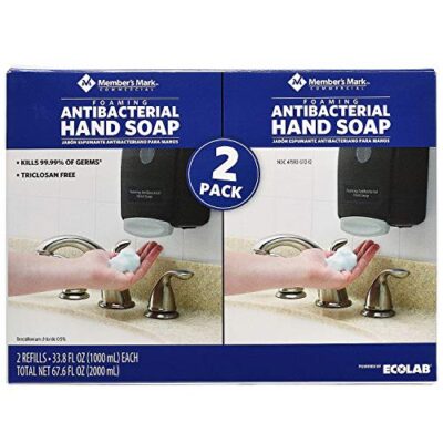 Member's Mark Proforce Commercial Foaming Antibacterial Hand Soap 2 Pack Refills, 33.8 Fl. Oz - Image 2