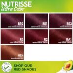 Garnier Hair Color Nutrisse Ultra Color Nourishing Creme, BR1 Deepest Intense Burgundy (Acai Berry) Red Permanent Hair Dye, 1 Count (Packaging May Vary) - Image 6