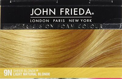 John Frieda Blonde Permanent Precision Foam Hair Color, Blonde Hair Dye, 9N Light Natural Blonde Hair Color Kit, 1 Application - Image 14