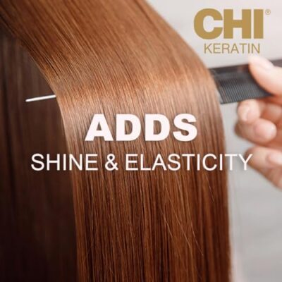 CHI Keratin Reconstructing Shampoo, Delivers Healthier Hair, Adds Shine & Helps Prevent Future Breakage, Sulfate, Paraben, & Cruelty-Free, 12 Oz - Image 6