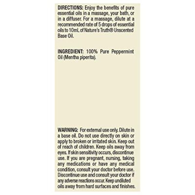 Nature's Truth Aromatherapy 100% Pure Essential Oil, Peppermint, 0.51 Fluid Ounce - Image 3