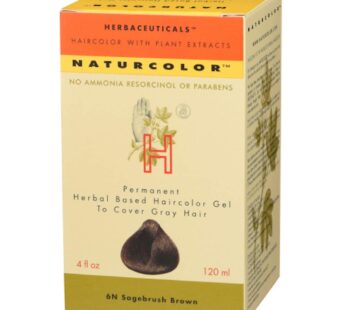 Naturcolor Haircolor Hair Dye – Sagebrush Brown, 4 Fl Oz (6N)