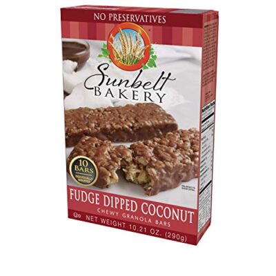 Sunbelt Bakery Fudge Dipped Coconut Chewy Granola Bars, 50-1.0 OZ Bars (5 Boxes) - Image 3