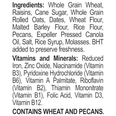Great Grains Raisins Dates and Pecans Breakfast Cereal, Raisin Cereal with Sweet Dates and Granola Clusters, Non-GMO Project Verified, 16 OZ Box - Image 7