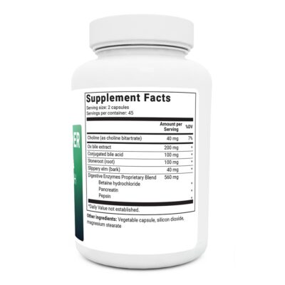 Dr. Berg Gallbladder Formula Extra Strength - Made w/Purified Bile Salts & Digestive Enzymes - Includes Carefully Selected Digestive Herbs - Full 45-Day Supply - 90 Capsules - Image 2