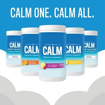 Natural Vitality Calm, Magnesium Citrate Supplement, Anti-Stress Drink Mix Powder, Gluten Free, Vegan, & Non-GMO, Cherry, 16 oz - Image 8