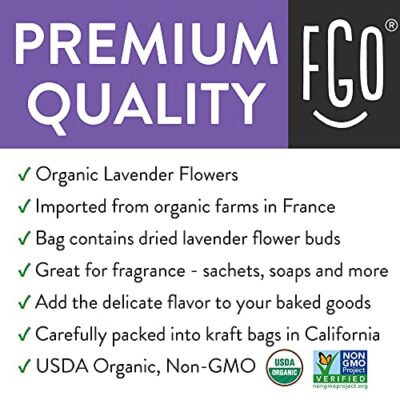 FGO Organic Dried Lavender Flowers, From France, 4oz, Packaging May Vary (Pack of 1) - Image 4