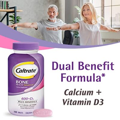 Caltrate 600 Plus D3 Plus Minerals Calcium and Vitamin D Supplement Tablets, Bone Health and Mineral Supplement for Adults - 120 Count (Packaging may vary) - Image 2