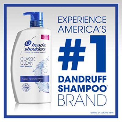 Head and Shoulders Classic Clean Daily-Use Anti-Dandruff Paraben Free Shampoo, 32.1 fl oz - Image 5