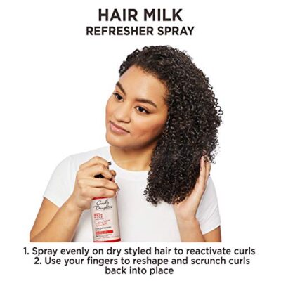 Carol's Daughter Hair Milk Curl Refresher Spray for Coils and Waves, with Agave, Sweet Almond and Wheat Protein, 10 fl oz - Image 3