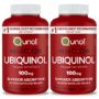 Qunol Mega Ubiquinol CoQ10 100mg Softgels- Superior Absorption - Active form of Coenzyme Q10 for Heart Health - 8 Month Supply - 120 Count (Pack of 2)