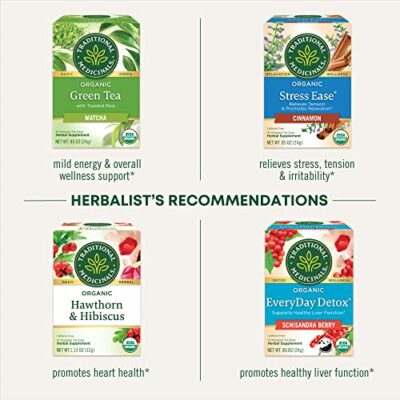Traditional Medicinals Organic Hibiscus Herbal Tea, 16 Tea Bags (Pack Of 1) - Image 5