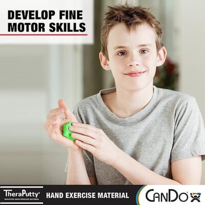 CanDo TheraPutty Standard Hand Exercise Putty For Rehabilitation, Exercises, Hand Therapy, and Occupational Therapy. Use To Strengthen Hand Muscles, Improve Fine Motor Skills, And Decrease Stress - Image 5
