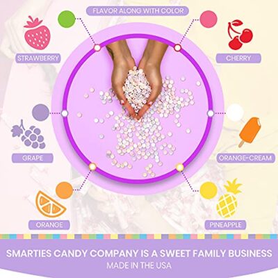 Smarties Candy Necklace Individually Wrapped Gluten Free & Vegan Fruit Flavored Bulk Candy on Stretch String Perfect Party Favors Birthdays & Celebrations 100% Worry Free Hard Candy Box - 24 Count - Image 2