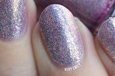 ILNP Happily Ever After - Lilac, Silver Holographic Nail Polish - Image 3