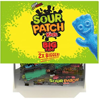 Sour Patch Kids Big Individually Wrapped Soft & Chewy Candy, 240 Count Box - Image 17