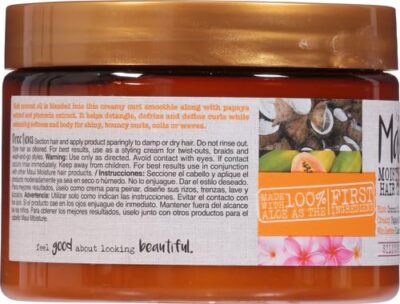 Maui Moisture Curl Quench + Coconut Oil Hydrating Curl Smoothie, Creamy Silicone-Free Styling Cream for Tight Curls, Braids, Twist-Outs & Wash & Go Styles, Vegan & Paraben-Free, 12 Ounce - Image 15