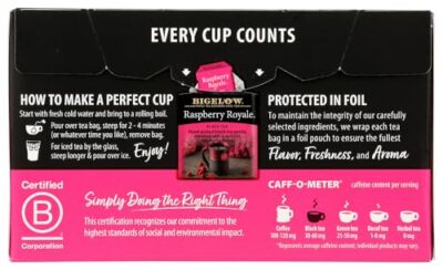 Bigelow Raspberry Royale Tea Bags - 20 ct (Pack of 2) - Image 3