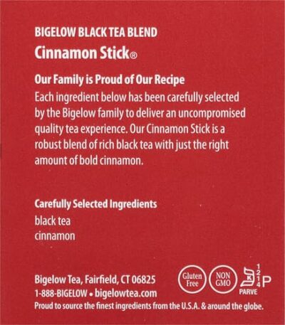 Bigelow Tea - Black Tea Cinnamon Stick - 20 Tea Bags - Image 13