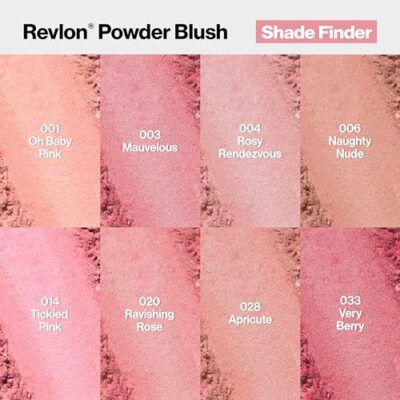 Revlon Blush, Powder Blush Face Makeup, High Impact Buildable Color, Lightweight & Smooth Finish, 014 Tickled Pink, 0.17 oz - Image 5