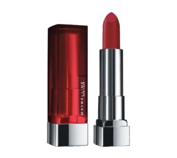 Maybelline Color Sensational Lipstick, Lip Makeup, Matte Finish, Hydrating Lipstick, Nude, Pink, Red, Plum Lip Color, Rich Ruby, 1 Count