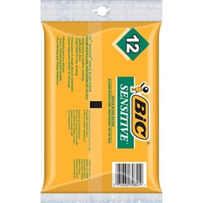 BIC Single Blade Razor, Sensitive, 12 ct - Image 3