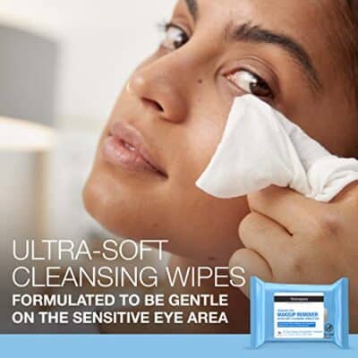 Neutrogena Cleansing Fragrance Free Makeup Remover Face Wipes, Cleansing Facial Towelettes for Waterproof Makeup, Alcohol-Free, Unscented, 100% Plant-Based Fibers, Twin Pack, 2 x 25 ct - Image 4