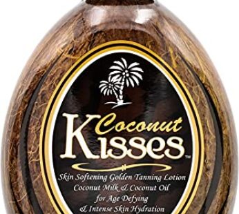 Ed Hardy Coconut Kisses Golden Tanning Lotion Cruelty Free, Gluten Free, Mineral Oil Free, DHA Free for All skin type,13.5 oz