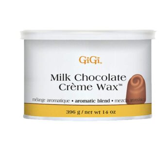 GiGi Milk Chocolate Cr?me Hair Removal Soft Wax with Cocoa Seed Extract for Coarse to Resistant Hair – 14 oz