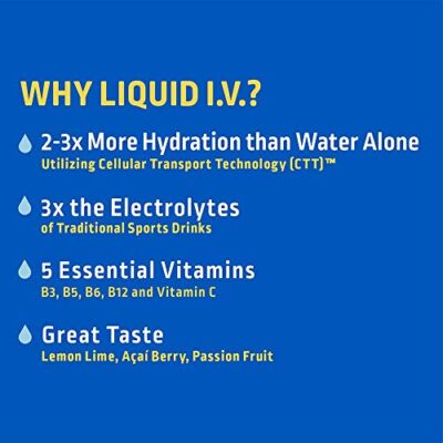 Liquid I.V. Hydration Lemon Lime Electrolyte Powder Drink Mix, 28 Count - Image 4
