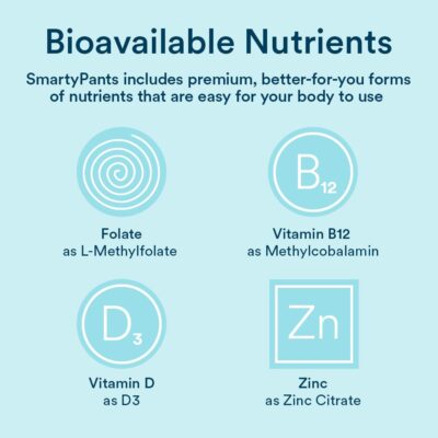 SmartyPants Multivitamin for Men, Gummies: Omega 3 Fish Oil (EPA/DHA), Methylfolate, CoQ10, Vitamin D3, C, Vitamin B12, B6, Vitamin A, K & Zinc for Immune Support, 120 Gummies (20 Day Supply) - Image 9
