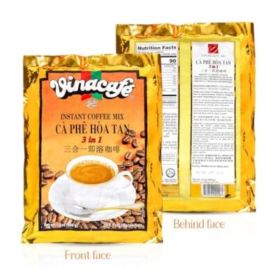 Vinacafe Instant Coffee Mix 3 in 1 (Pack of 5 | 20 Sachets Per Bag) - Image 2