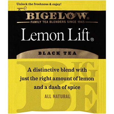 Bigelow, Black Tea, Lemon Lift, 20 Tea Bags, 1.37 oz (38 g) - Image 8