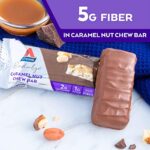 Atkins Endulge Caramel Nut Chew Bar, Dessert Favorite, 1g Sugar, Good Source of Fiber, 5 Count - Image 4