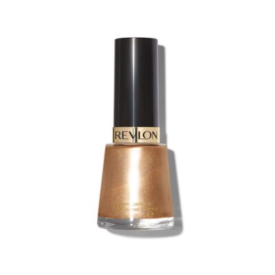 Revlon Nail Enamel, Chip Resistant Nail Polish, Glossy Shine Finish, in Nude/Brown, 932 Copper Penny