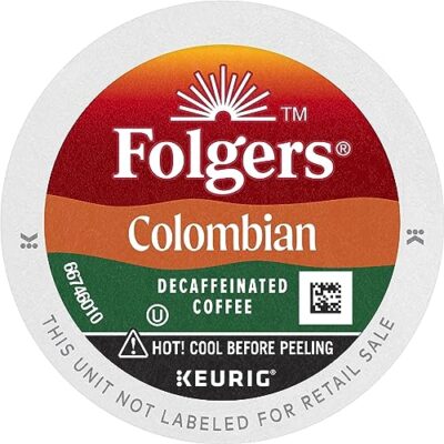 Folgers Colombian Decaf Medium Roast Coffee, 72 Keurig K-Cup Pods - Image 2