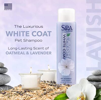 TropiClean SPA Lavish Dog Shampoo | Dog Whitening Shampoo For White Coats & All Other Coat Types | Naturally Derived Salon Grade Ingredients | Made in the USA | 16oz - Image 2