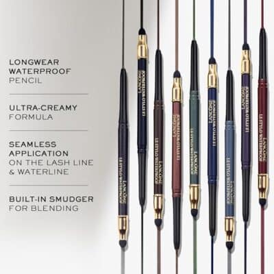 Lanc?me Le Stylo Waterproof Eyeliner Pencil - Creamy & Highly Pigmented - Seamless Blending & Smudging - 02 Noir Intense - Image 2