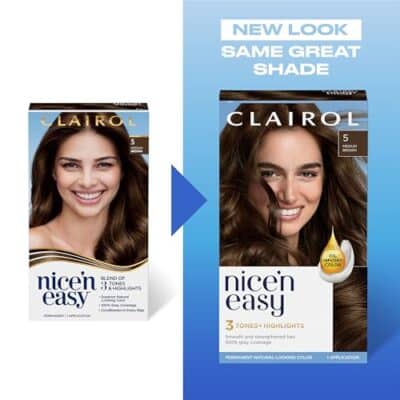 Clairol Nice'n Easy Permanent Hair Dye, 6A Light Ash Brown Hair Color, Pack of 3 - Image 3