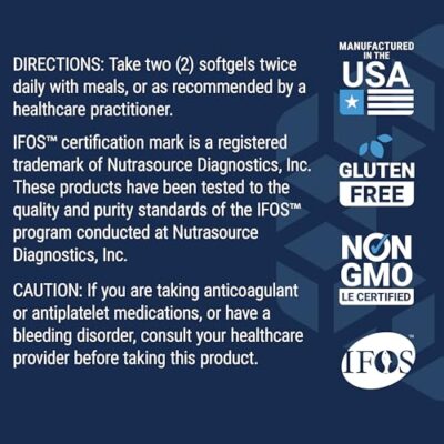 Life Extension Super Omega-3 EPA/DHA Fish Oil, Sesame Lignans & Olive Extract ? Heart Health, Brain Health, Inflammation Health Support, Gluten-Free, Enteric-Coated, Non-GMO, 60 Softgels - Image 7