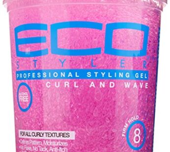 Ecoco Eco Style Hair Gel – Curl And Wave – Anti-Itch, Alcohol-Free Formula – Perfect Hold For Angled Or Tapered Sides – Ideal For Wavy Hair – No Flakes – Not Animal Tested – Moisturizes – 32 Oz