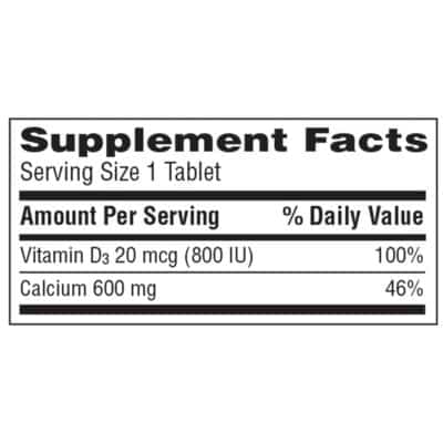 Caltrate 600 Plus D3 Calcium and Vitamin D Supplement Tablets, Bone Health Supplements for Adults - 60 Count - Image 6