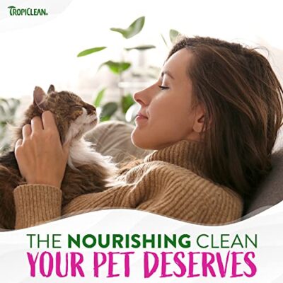 TropiClean Berry Coconut Waterless Cat Shampoo | Deep Cleansing Dry Shampoo for Cats | Natural Cat Shampoo Derived from Natural Ingredients | Made in The USA | 7.4 oz. - Image 7