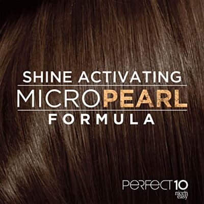 Clairol Nice'n Easy Perfect 10 Permanent Hair Dye, 6.5A Lightest Cool Brown Hair Color, Pack of 2 - Image 9