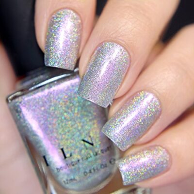 ILNP Chit Chat - Purple to Pink to Gold Color Kissed Ultra Holo Nail Polish - Image 3