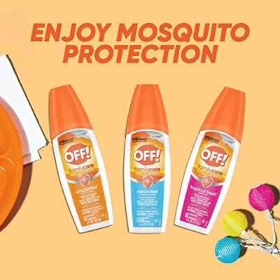 OFF! Family Care Insect & Mosquito Repellent Spritz, Bug Spray Containing 7% DEET, Unscented Repellent with Aloe Vera Protects Against Mosquitoes, 9 Oz - Image 11