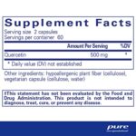 Pure Encapsulations Quercetin - 500 mg - Immune Support, Cellular Health & Heart Health - Antioxidant Supplement - Gluten Free & Non-GMO - 120 Capsules - Image 2