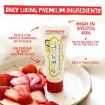 Jack N' Jill Natural Toddler Toothpaste for Baby, Kids and Infants 6 Months & Up, Fluoride Free Training Toothpaste for Toddlers 1-3, 40% Xylitol, BPA Free - Strawberry & Raspberry, 1.76 oz (2 Pack) - Image 3