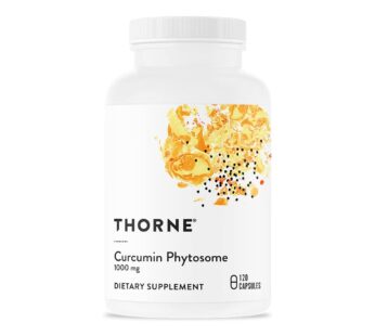 THORNE Curcumin Phytosome 1000 mg (Meriva) – Clinically Studied, High Absorption – Supports Health in Joints, Muscles, GI Tract, Liver, and Brain – 120 Capsules – 60 Servings